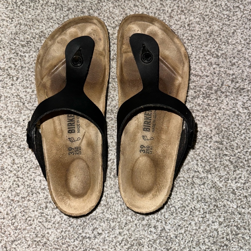 Giezh Birkenstock size 39 narrow black